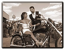 biker wedding