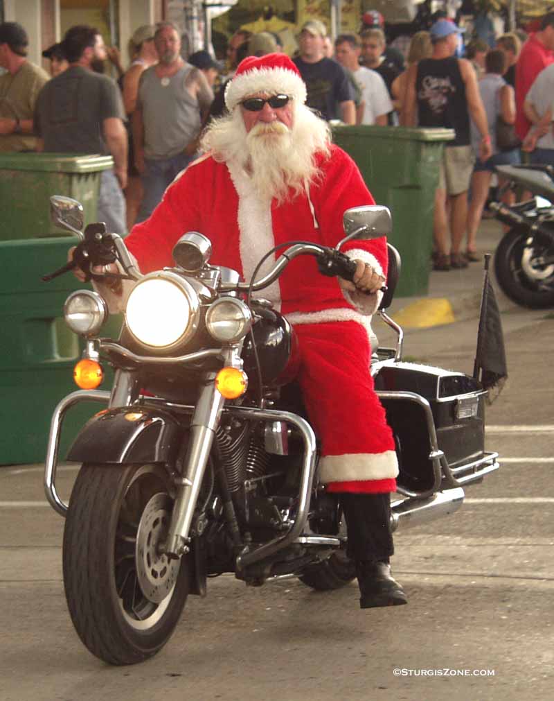 Santa Claus Motocycle
