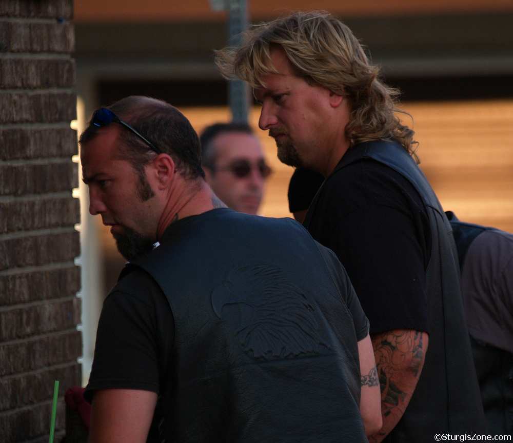 Two Biker Guys with Tattoos