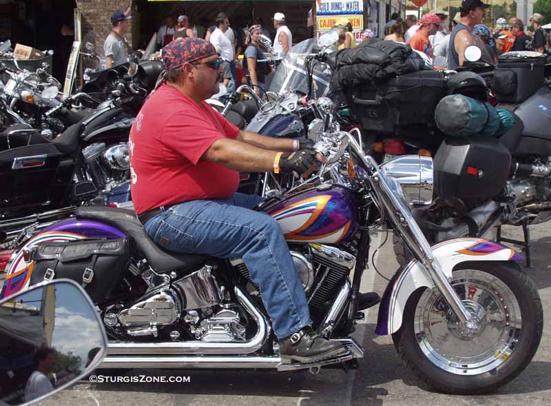 colorful motorcycle