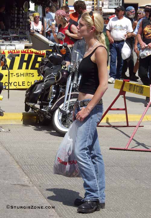 Skinny Biker Women