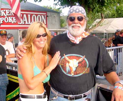 Kathy and John at Sturgis
