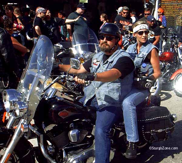 on the Harley