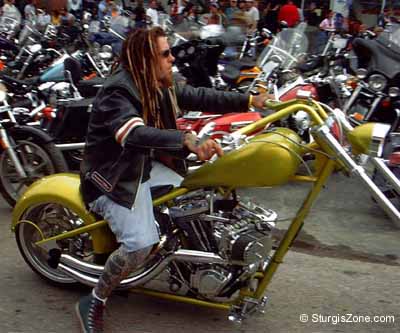 Sturgis tattoo leg