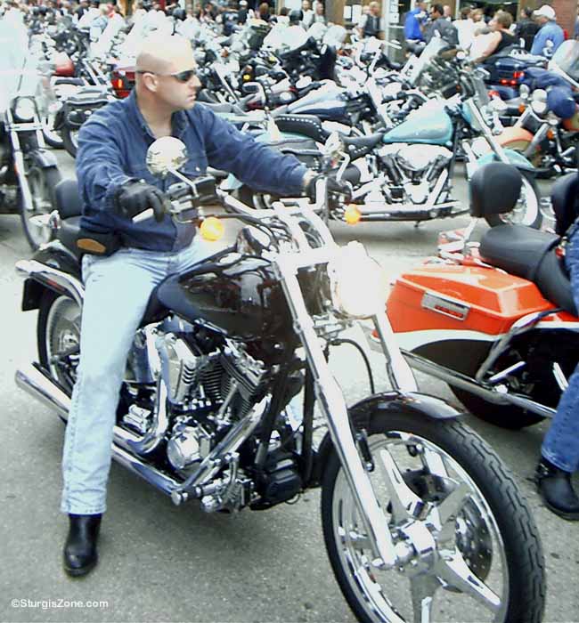 Sturgis SD Harley rider
