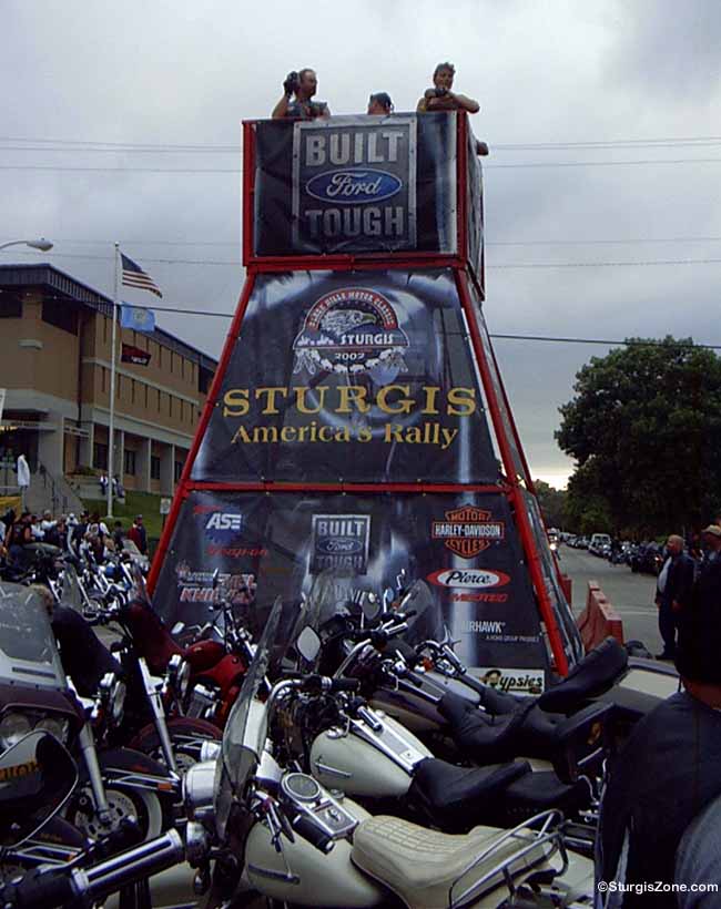 Sturgis photo tower