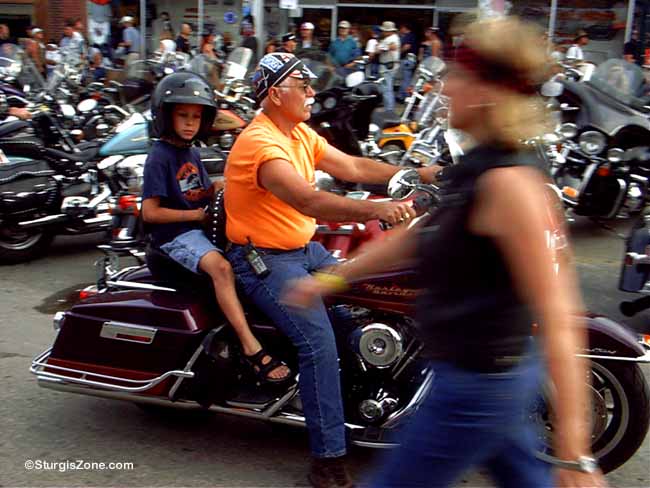 Sturgis SD boy biker