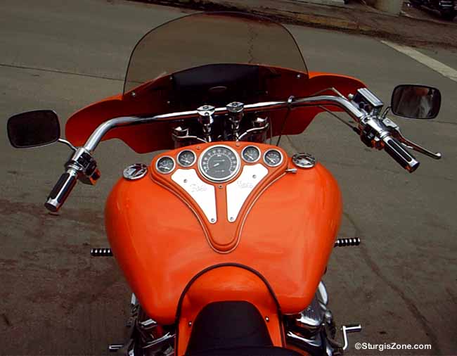 Motorcycle speedometer at Sturgis SD